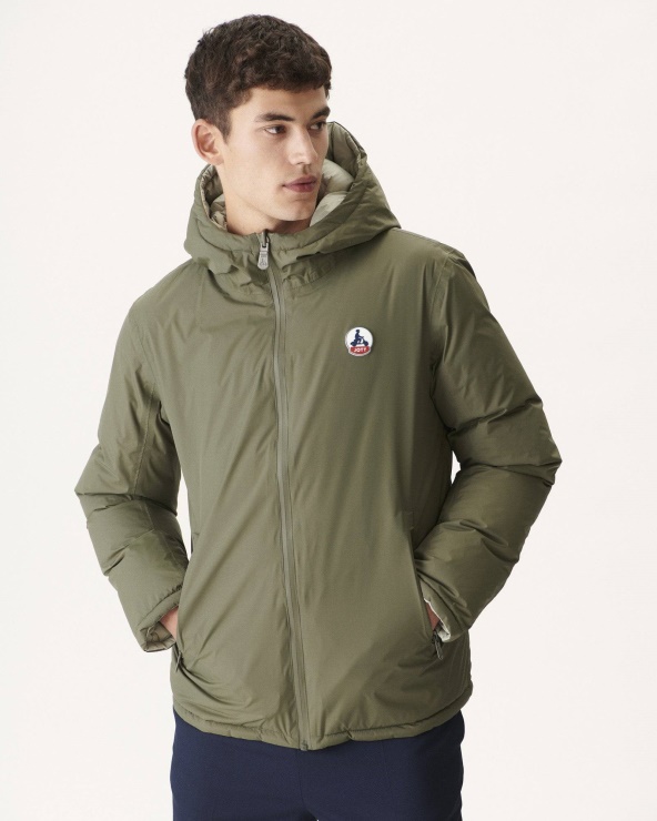 Jott Military/sauge Aşırı Soğuk Kapşonlu Geri Dönüşümlü Aşağı Ceket Ceket Aspen
