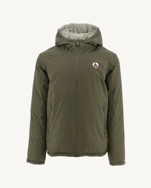 Jott Military/sauge Aşırı Soğuk Kapşonlu Geri Dönüşümlü Aşağı Ceket Ceket Aspen