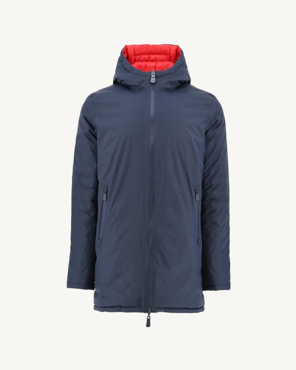 Marine/rouge çift Taraflı Hafif Kirpi Ceket Amsterdam Jott