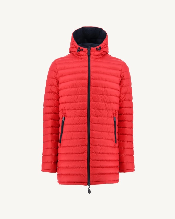 Marine/rouge çift Taraflı Hafif Kirpi Ceket Amsterdam Jott