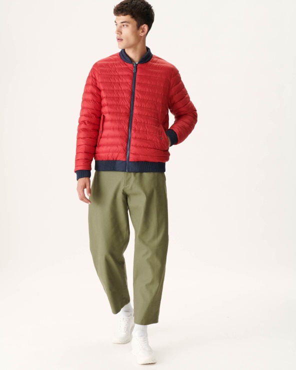 Jott Marine/rouge çift Taraflı Ceket Bombay