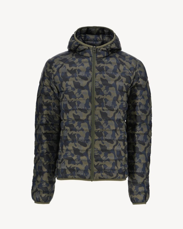 Jott Print Militaire Hafif Kuş Tüyü Ceket Nico