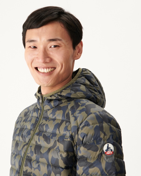 Jott Print Militaire Hafif Kuş Tüyü Ceket Nico