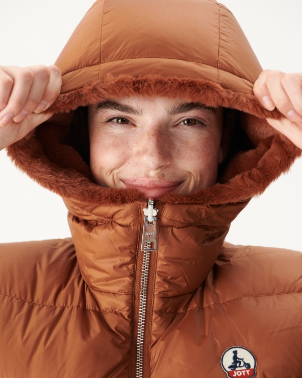 Jott Extreme Cold Tersinir Aşağı Ceket Karamel Daria