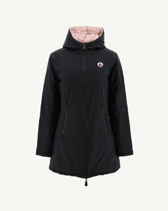 Geri Dönüşümlü Hafif Kuş Tüyü Ceket Noir/rose Pale Moscou Jott