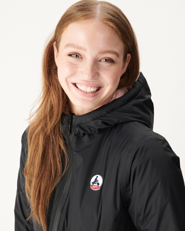 Geri Dönüşümlü Hafif Kuş Tüyü Ceket Noir/rose Pale Moscou Jott