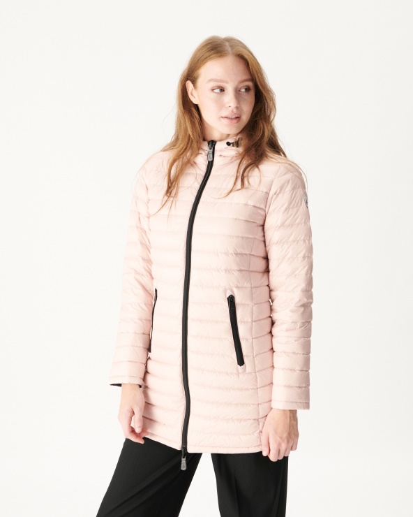 Geri Dönüşümlü Hafif Kuş Tüyü Ceket Noir/rose Pale Moscou Jott
