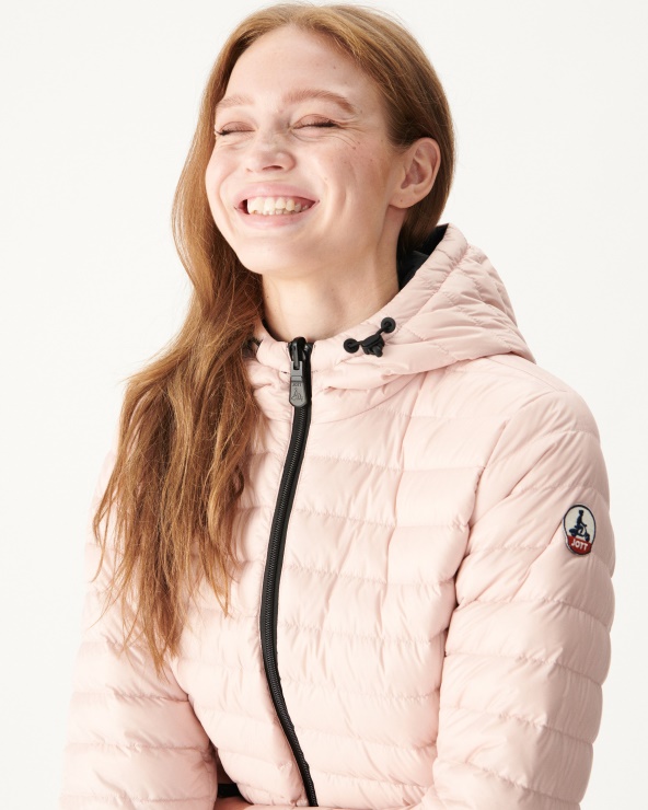 Geri Dönüşümlü Hafif Kuş Tüyü Ceket Noir/rose Pale Moscou Jott
