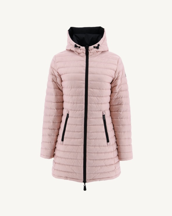 Geri Dönüşümlü Hafif Kuş Tüyü Ceket Noir/rose Pale Moscou Jott