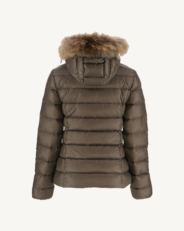 Jott Aşırı Soğuk Kapüşonlu Ceket Taupe Luxe