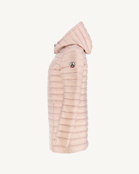 Jott Kapşonlu Aşağı Ceket Pembe Soluk Nour