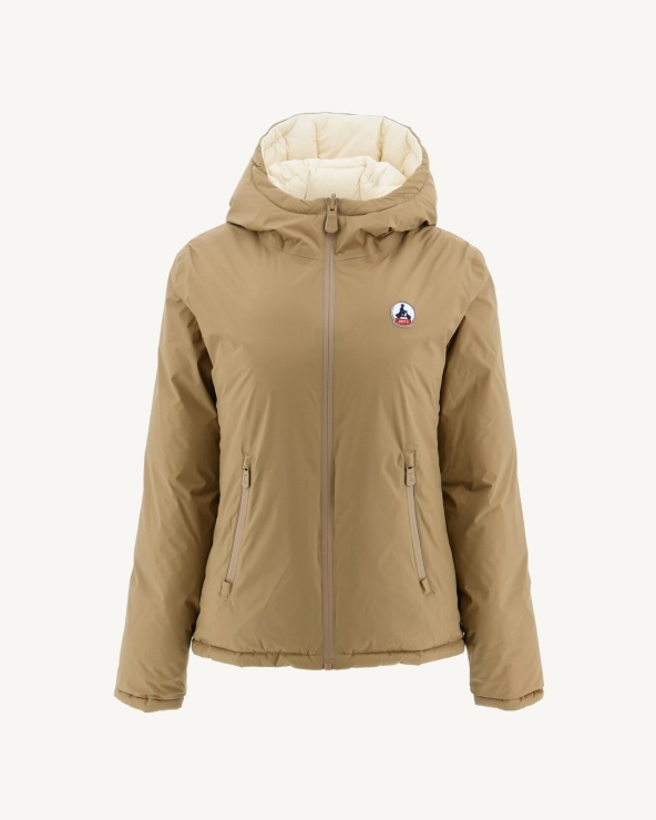 Jott Extreme Cold çift Taraflı Aşağı Ceket Bej/ekru Victoria