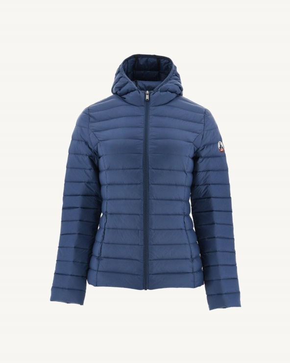 Jott Hafif Kapüşonlu Ceket Mavi Jeans Cloe