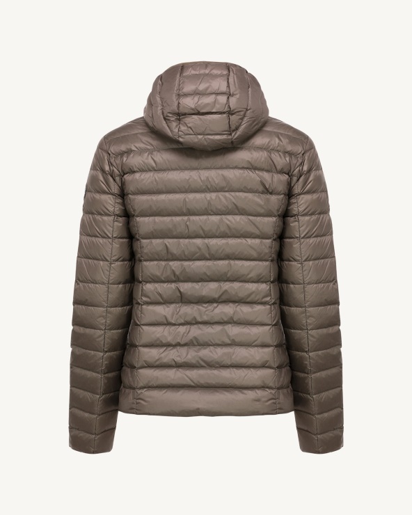 Jott Hafif Kapüşonlu Ceket Taupe Cloe