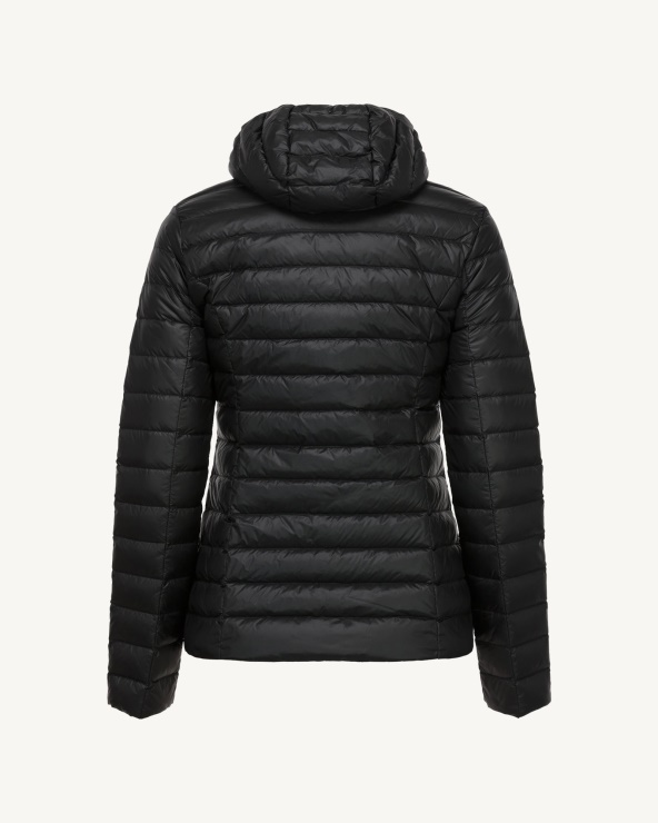 Hafif Kapüşonlu Ceket Noir Cloe Jott