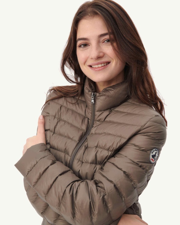 Jott Hafif şişme Mont Taupe Cha
