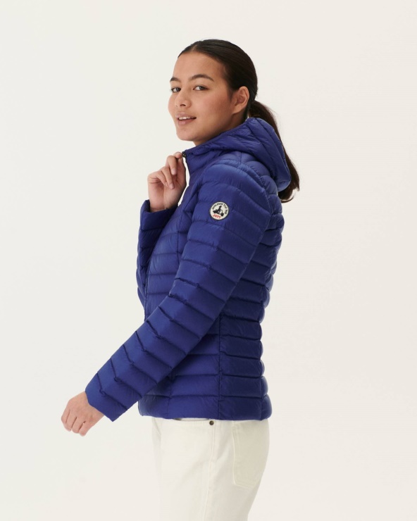 Jott Hafif Kapüşonlu Ceket Koyu Denim Cloe
