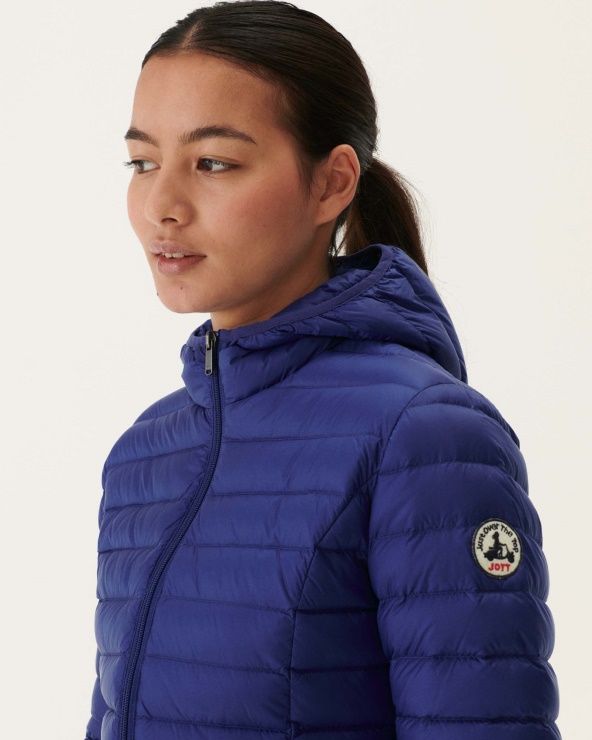 Jott Hafif Kapüşonlu Ceket Koyu Denim Cloe