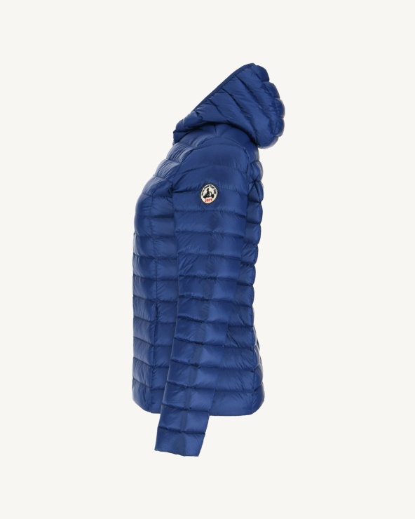 Jott Hafif Kapüşonlu Ceket Koyu Denim Cloe