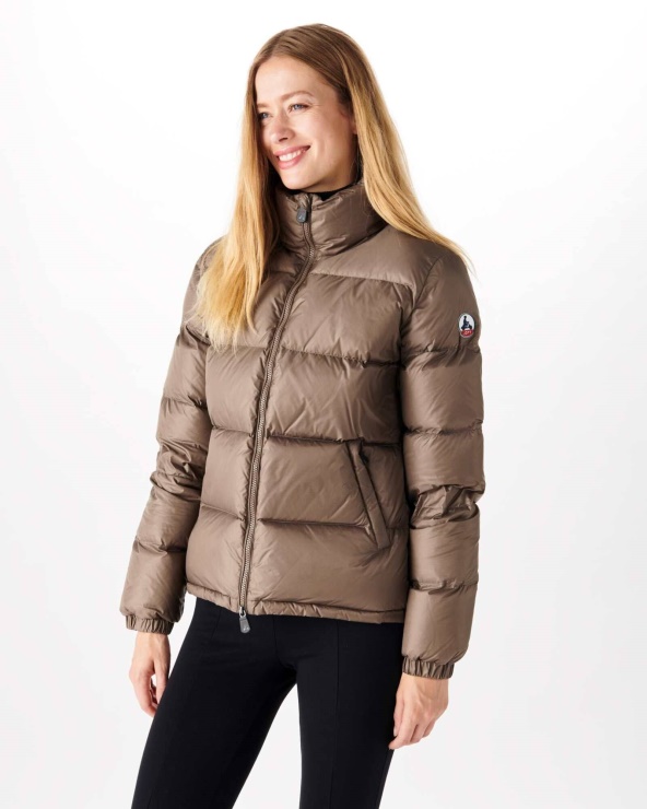 Jott Extreme Cold Kapitone Ceket Taupe Cardiff