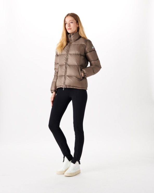 Jott Extreme Cold Kapitone Ceket Taupe Cardiff