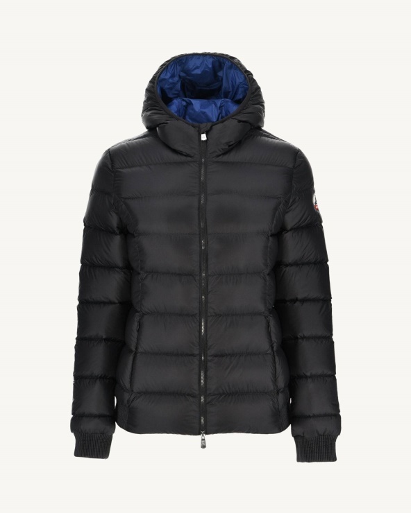 Aşırı Soğuk Kapüşonlu Ceket Noir Celine Jott