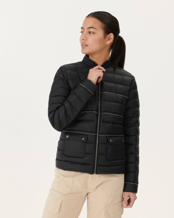Siyah Andorra Kısa Hafif Ceket Jott Fashion