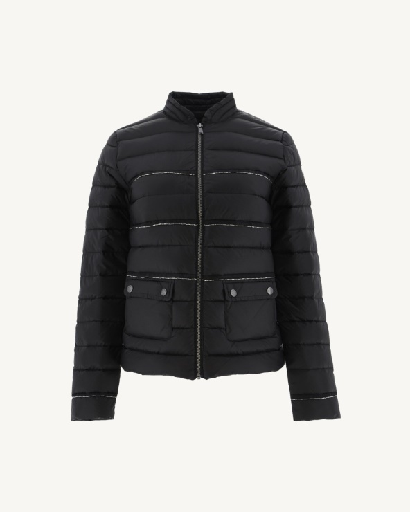 Siyah Andorra Kısa Hafif Ceket Jott Fashion
