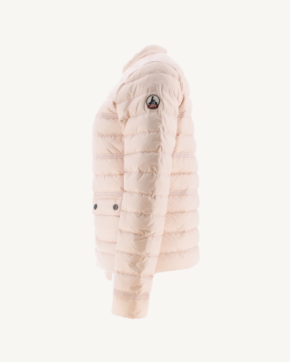 Jott Soft Pembe Andorra Kısa Hafif Ceket