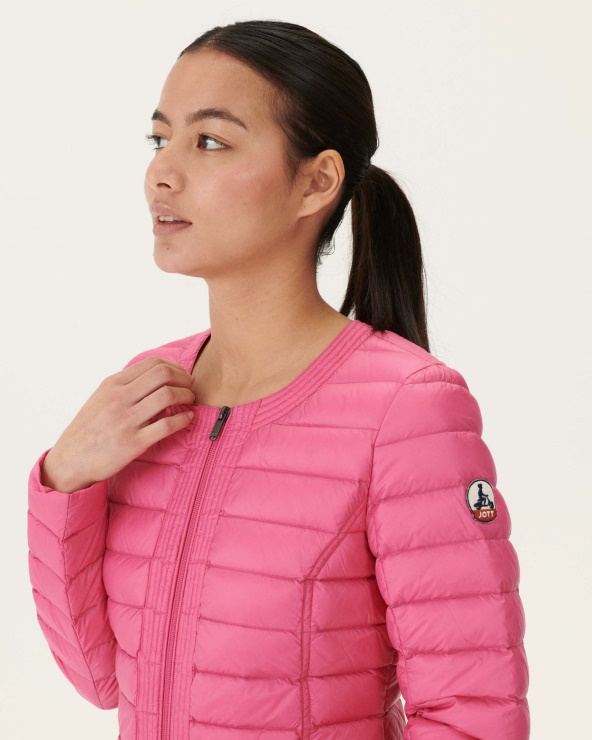 Jott Fashion Hafif Kuş Tüyü Ceket Yaban Gülü Douda