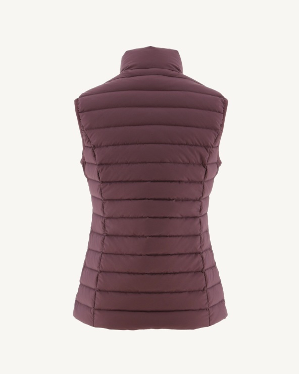 Bordo Grenada Streç Kolsuz Kirpi Ceket Jott Fashion