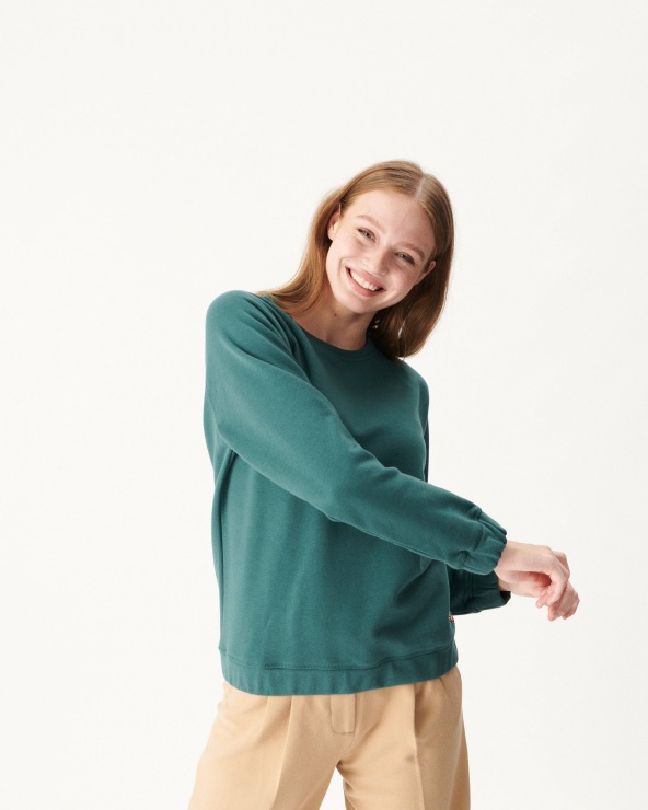 Jott Vert Fonce Sweatshirt Saltanatı
