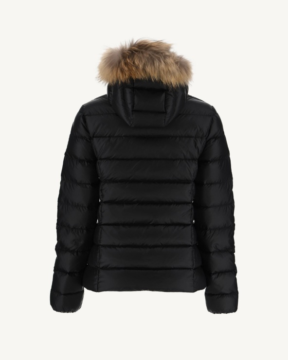 Kapüşonlu Ceket Siyah Luxe Jott