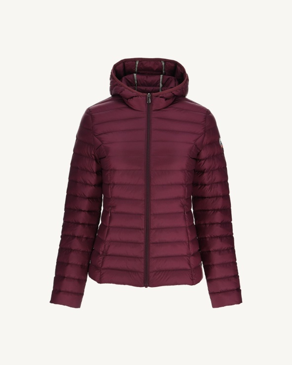 Hafif Kapüşonlu Ceket Jott Aubergine Cloe